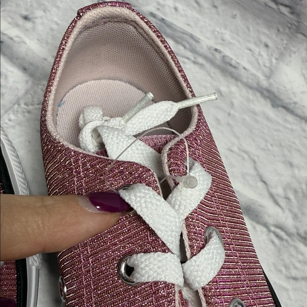 Converse Glittery Pink Shoes